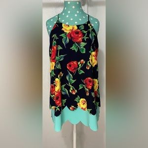 12pm by Mon Ami Floral Sleeveless blouse